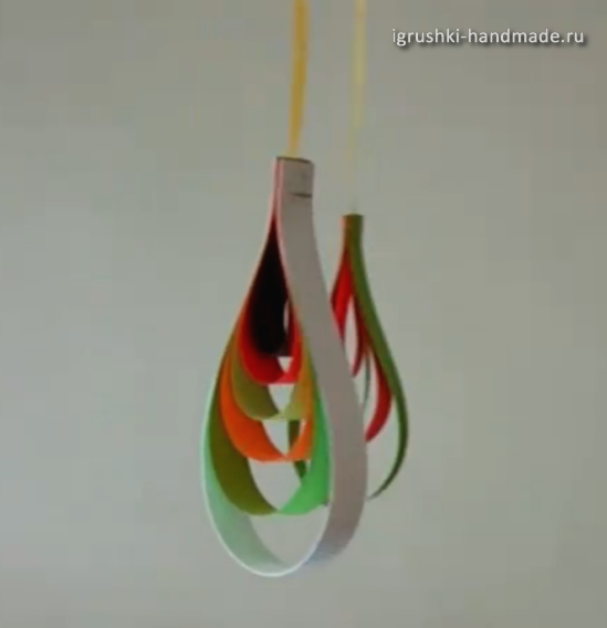 как сделать новогодние игрушки из бумаги