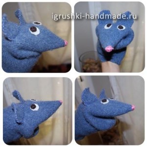 игрушка перчатка мышь из свитера своими руками
