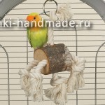 как сделать игрушки для попугая своими руками