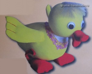 утенок своими руками, мягкая игрушка утенок