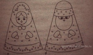 Снегурочка и Дед Мороз - новогодние куклы своими руками