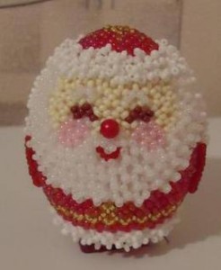 Дед Мороз из бисера