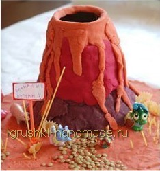 Как сделать вулкан своими руками