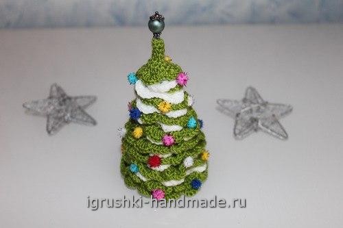 Как связать ёлочку крючком